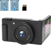 5K 4K Digital Camera Flip Screen 80MP Photography Camera, 18X Digital Zoom Autofocus Anti-Shake Compact Travel Point Shoot Digital Cameras for Teens, Beginners, Vlogging Camera for YouTube
